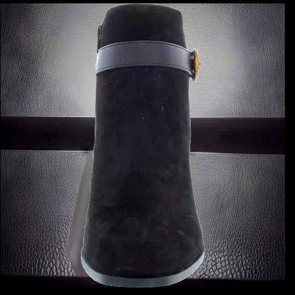 Vionic Women's Tenley Bootie Leather Suede Water Repellent Block/Square Toe - Picture 10 of 15